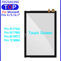 NEW Touch Panel For Microsoft Surface Pro 4 1724 Pro 5 1796 Pro 6 1807 Pro 7 1866 Touch Screen Digitizer Front Glass Sensor