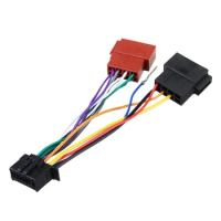 16 Pin Car CD Tail Line Stereo Radio Player ISO Wiring Harness Connector Audio Cable For Pioneer 2003-On Auto Accessory