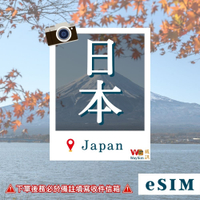 日本eSIM 4G/5G高速Softbank原生線路吃到飽3-10天 虛擬網卡
