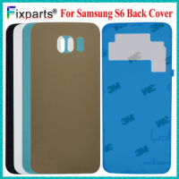 For SAMSUNG Galaxy S6 G920 S6 EDGE G925 Back Battery Cover Door Rear Glass Housing Case For SAMSUNG S6 Edge Plus Battery Cover