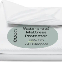 Coop Home Goods Ultra Tech Waterproof Mattress Protector King, Smooth Top Mattress Pad, Waterproof Mattress Cover