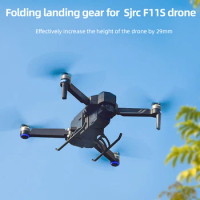 Foldable Landing Gear Extended Height Leg Support For SJRC F11 F11S 4K Pro 2-Axis Gimbal Camera RC Drone Spare Parts Accessories