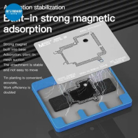 MaAnt C2 Strong Magnetic Motherboard CPU BGA Reballing Stencil for iPhone 6-15PM Android Mainboard Repair Tools kit
