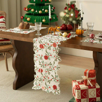 2026 Christmas Dining Table American Style Table Runner Restaurant Tea Tablecloth Placemat Table Mat