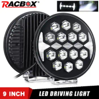 9 inch LED Work Light 150W Spot Beam DRL Running Light 12V 24V Driving Fog Light White 6000K For Jeep Offroad 4x4 Car Truck ATV