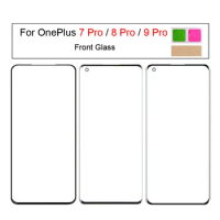 For OnePlus 7 Pro/9 Pro /8 Pro Touch Screen Panel Phone Front Glass Screen Cover Repair Parts