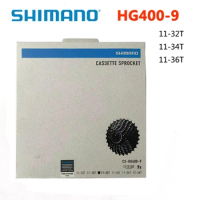 SHIMANO CS HG400 9 Speed Mountain Bike Cassette Freewheel 11-32T 11-34T 11-36T CS-HG400-9 MTB K7