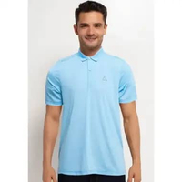 Giordano Men's G-Motion Polo Shirt 0101023114 Melange Space Dyed Baltic Sea S
