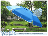 ╭☆雪之屋小舖☆╯@台灣製MIT@《土耳其藍》40吋釣魚傘--海灘傘--露營必備