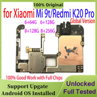 Original Unlocked Motherboard for Xiaomi Mi 9t Pro Mainboard Full Tested Authentic Logic Board for Redmi K20 Pro Good Plate
