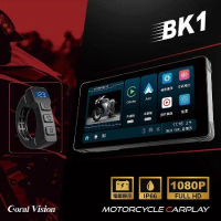 BK1 摩托車CarPlay雙鏡頭行車紀錄器