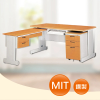 【時尚屋】DIY5尺SHU木紋L型辦公桌櫃組(263-2)