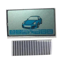 B9 Zebra Paper + B9 LCD display for Russian Keychain 2-way Car Alarm Starline B9 lcd remote control key Chain KGB FX-7 FX 7 FX7