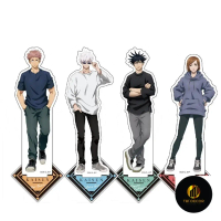 Mô hình Standee Jujutsu Kaisen Gojo Satoru Fushiguro Megumi Kugisaki Nobara Phụ kiện trang trí để bà