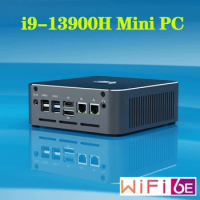 S600 13th Gen Mini PC Intel Core i9 13900H i7 13800H 14 Core 20 Thread Windows 11 2xDDR5 2*NVMe 8K NUC Gaming PC Computer HTPC