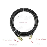 แตรแตรลมไฟฟ้า, สำหรับรถบรรทุกรถยนต์, 24V, แตรทอง, แตรลมที่เข้าชุดกัน, แตรลมยาว 4 เมตร, พร้อมขั้วต่อ