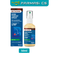 Betadine Sore Throat Spray 50mL EXP:04/2028 [ Farmasi CS ]
