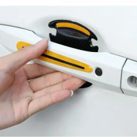 Car Door Handle Protective Film Door Bowl Anti Scratch Sticker for SAAB 9-3 9-5 9000 93 900 95 aero 9 3 42250 42252 9-2x 9-4x