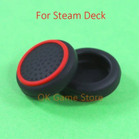 3PCS Non-slip Silicone Analog Joystick Thumb Stick Grip Luminous Cap For Steam Deck Controller