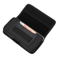 Belt Clip Holster Universal Phone Pouch For Motorola E7 Power / Moto Edge 20 / Edge S Pro / G50 Case Oxford Cloth Bag Flip Cover
