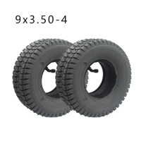 2 PCS 9x3.50-4 Pneumatic Tire 9*3.50-4 Inner And Outer Tyre for Electric Tricycle Elderly Electric Scooter 4 Inch Tire Parts