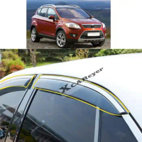 For Ford Kuga Escape 2004 2005 2006 2007 2008 2009 2010 2011 2012 Sticker Plastic Window Glass Wind Visor Rain/Sun Guard Vent