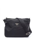 Prada Pre-Loved Prada Shoulder bag Nylon leather black