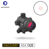 DISCOVERY Spotting Scope For Rifle RDA 1X20 Internal Red Dot Sight For Hunting Waterproof Shockproof Red Dot Scope For AR15 M4