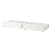 MALM 高床框用床底收納盒, 白色