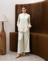 Heaven Lights - Sayra Pants - Bawahan Casual Wanita L Ivory