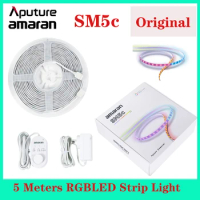 Aputure Amaran SM5c RGB LED Strip Light 5 Meters Extensions Lights Smart Control for Home Life Gathering Party Video Accessories