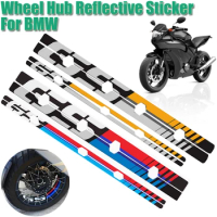 Motorcycle Wheel Hub Reflective Sticker Waterproof Tire Rim Decoration Auto Decals For BMW R1200GS LC 2013-2018 R1250GS 2019