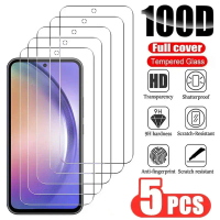 ฟิล์มกันรอยกระจกนิรภัย 5 ชิ้น สำหรับ Samsung Galaxy A54 A13 A53 A34 A14 A52 A12 A33 A23 A32 A51 A52S