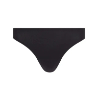 【Chantelle 仙黛爾】Soft Stretch.涼感蕾絲無痕丁字內褲 黑色.11GG0_011(超強彈力.超包覆.超透氣觸感)