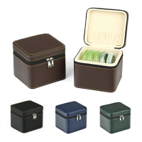 首飾盒飾品收納盒 5位手鐲收納盒玉手鐲盒高檔便捷式玉鐲收納箱大容量手鐲盒