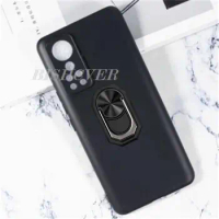 For ZTE Axon 30 5G A2322 Axon30 6.92" 2021 Back Ring Holder Bracket Phone Case Smartphone TPU Soft Silicone Cover