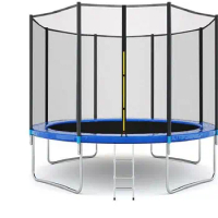 Manufacturer Child Trampolines For Adults With Enclosures Round 6ft 8ft 10ft Trampoline Outdoor With Safety Net