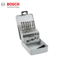 Bosch Professional 19-Piece Metal Drill Bit Set HSS High-Speed Steel Gauge G 1-10mm