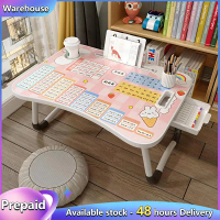 Foldable Computer Desk for Home, Minimalist Bedside Table, Lazy Desk for Bedroom, Student Writing Sm