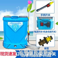 電動噴霧器農用高壓雙泵大功率鋰電背式打藥機大棚消毒噴霧壺雙核  城市玩家