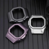 Modified Suit watchband For Casio G-SHOCK DW-5600/DW-B5600 Series Aluminum Alloy metal Bezel watch case + strap Repair Tool