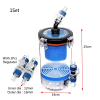 External Aquarium Canister Filter Quiet Sponge Filter Bucket No Pump Suitable for Seawater Freshwate