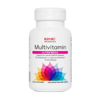 GNC Women's Ultra Mega女士高效複合維生素及礦物質配方 120片 女性綜合維他命