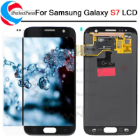 5.1''AMOLED For Samsung Galaxy S7 LCD Display G930F G930T G930A G930P G930W8 +Touch Screen Digitizer Assembly For Samsung S7 LCD
