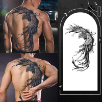 Pelekat Tatu Belakang Penuh, Rekaan Phoenix, Untuk Lelaki dan Wanita, Lukisan Dakwat Belakang, Gaya 