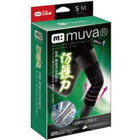 muva運動機能透氣護膝雙入S~M【愛買】
