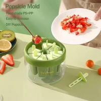 Popsicle Molds Quick Ice Cream Making Mold Home Food Grade Homemade Ice Cream Mould Children Homemade Ice Cream Box