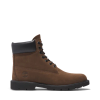 【Timberland】男款深棕色磨砂革防水6吋休閒靴(A64YN968)
