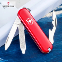 Original authentic Vickers Swiss Army Knife 58mm trumpeter (red) 0.6163 mini multifunctional Swiss cutter
