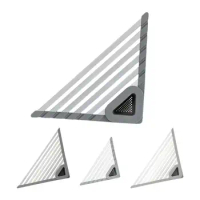 Sink Corner Rack Triangle Roll Up Dish Drying Rack For Sink Corner Small Foldable Over The Sink Multipurpose for Kitchen home